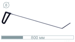 Крючок (окончание лопатка, 800 мм) 10036 - инструмент PDR для удаления вмятин
