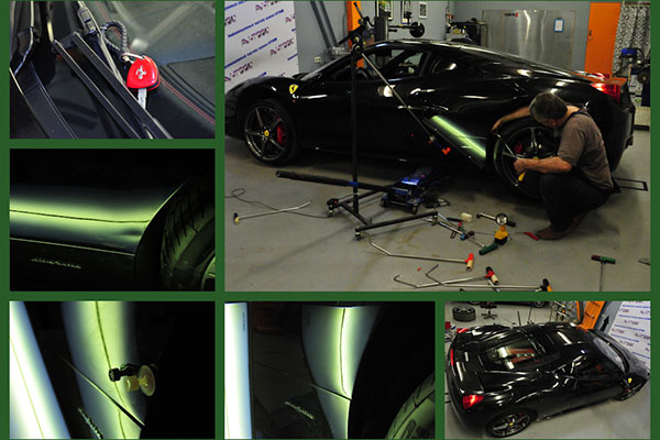 Удаление вмятин — результат